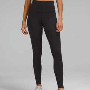 Lululemon Align High Rise Crop 23" & Wunder Train High-Rise Tight 28" Black 12